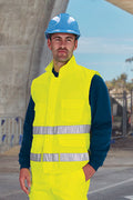 Gilet imbottito ad Alta Visibilitá.