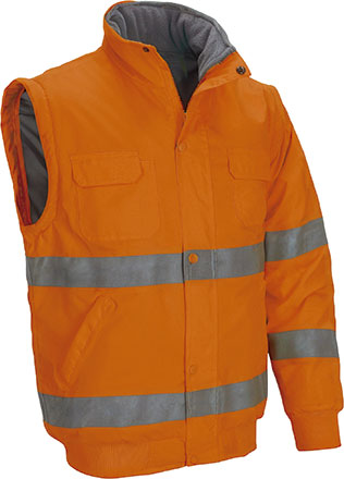 Giacca con maniche staccabili