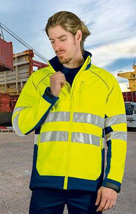 Giacca softshell Alta Visbilità