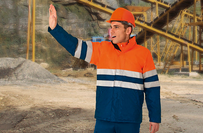 Parka impermeabile ad Alta Visibilitá