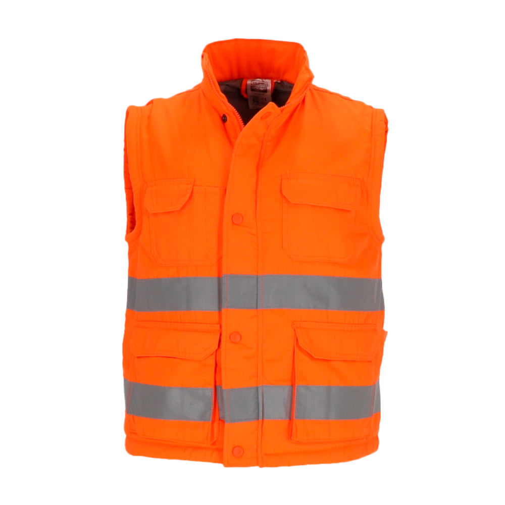 Gilet imbottito ad Alta Visibilitá.