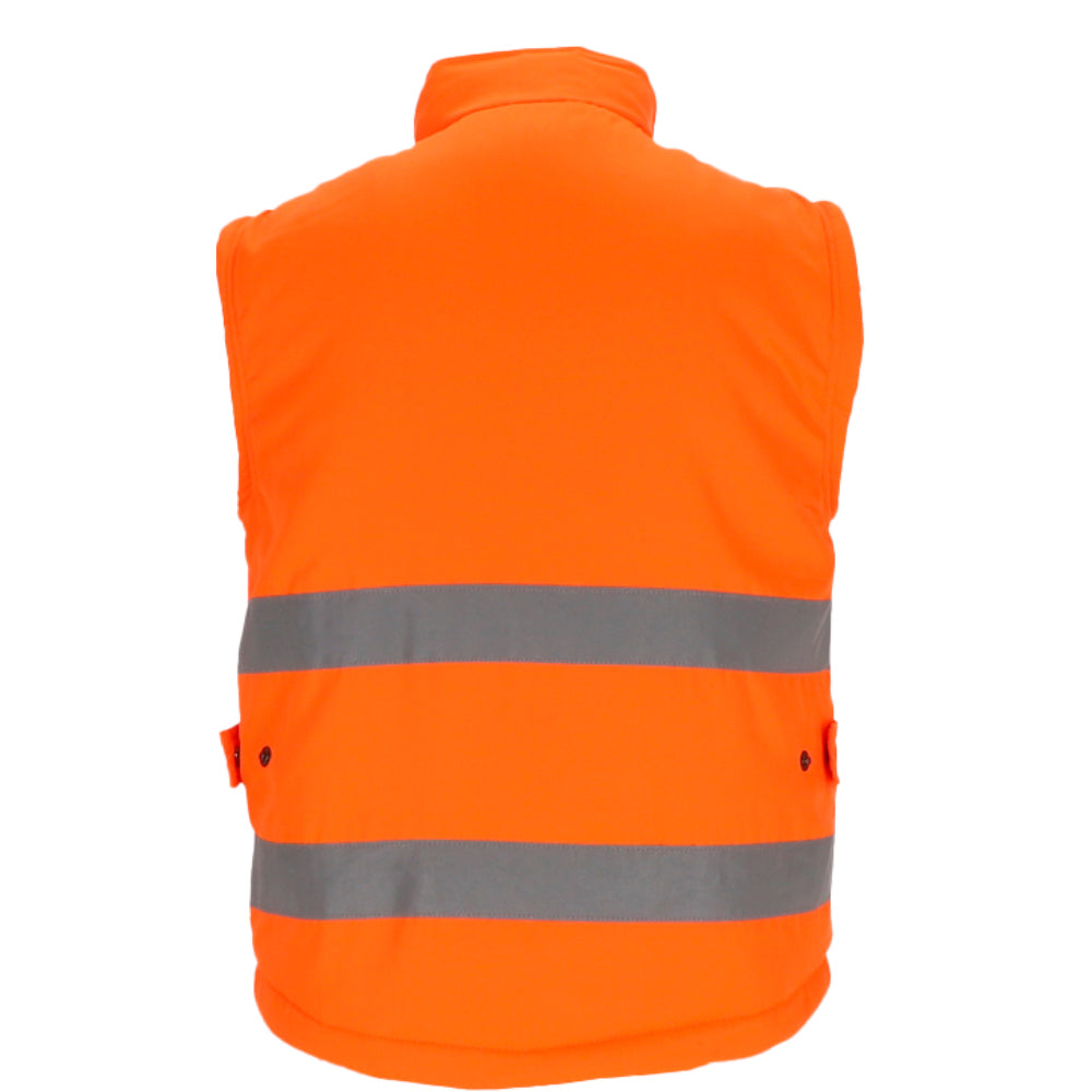 Gilet imbottito ad Alta Visibilitá.