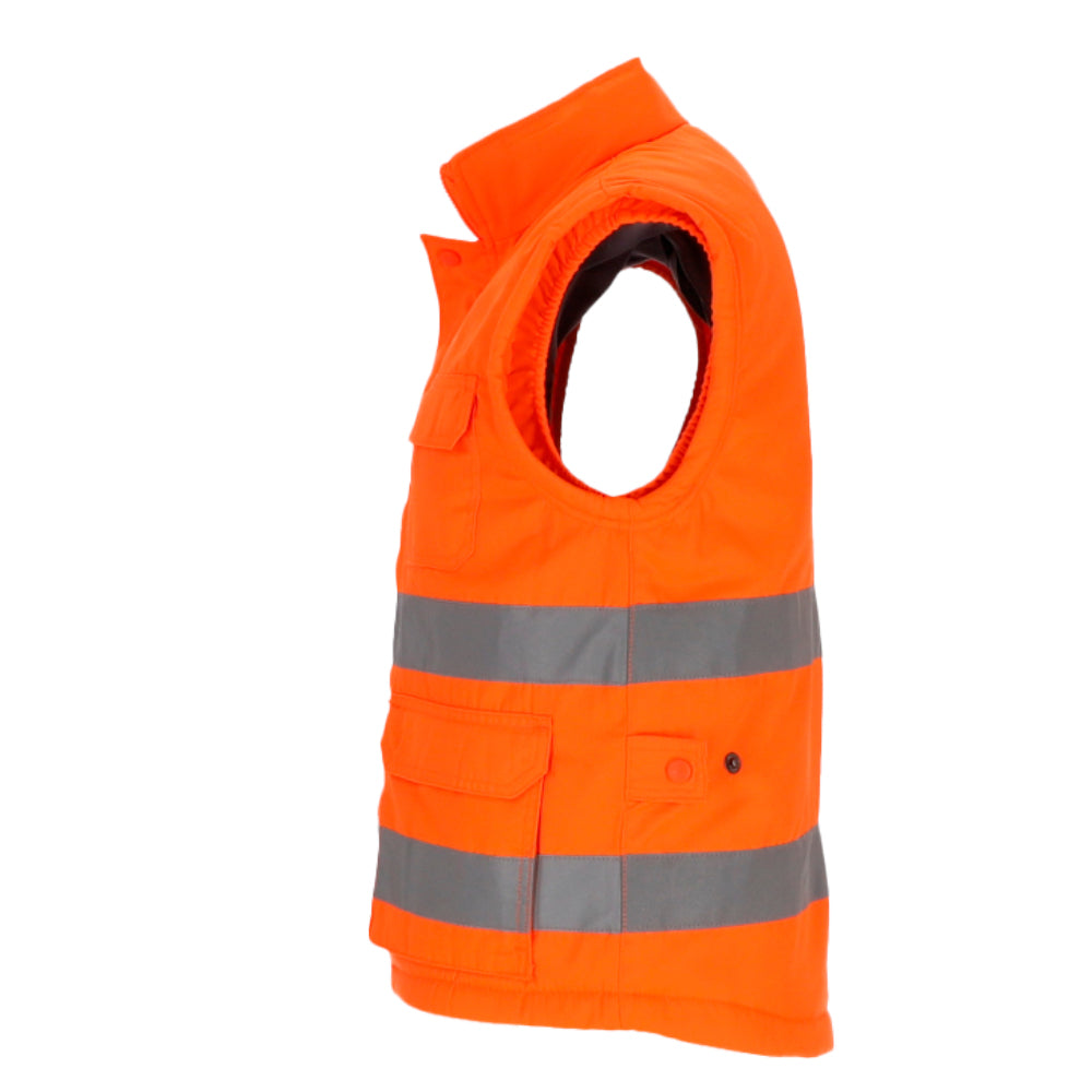 Gilet imbottito ad Alta Visibilitá.